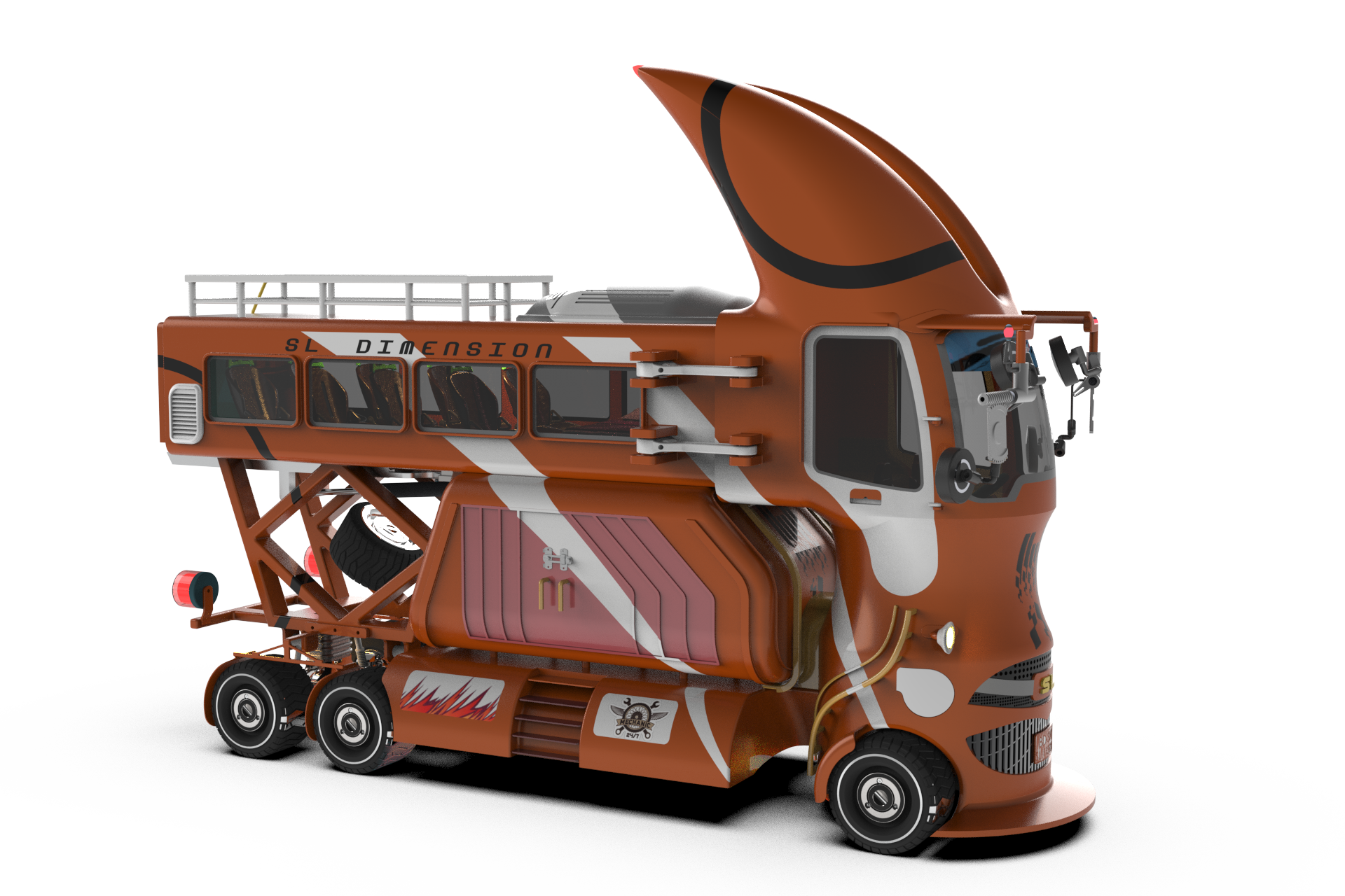 A2004446-锤子机械师卡车